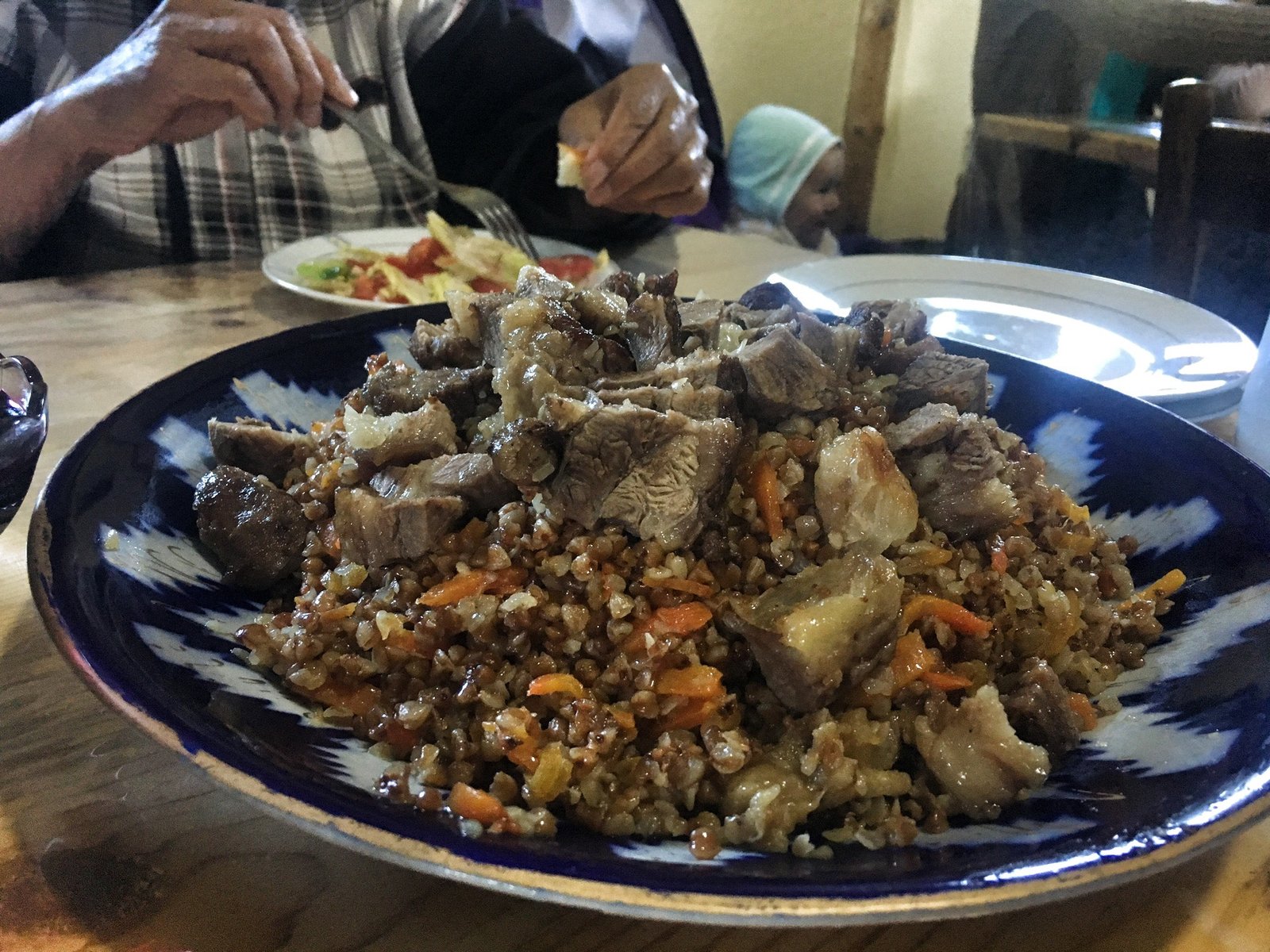More amazing food at Alakol Guesthouse in Jyrgalan Kyrgyzstan © The Blonde Gypsy