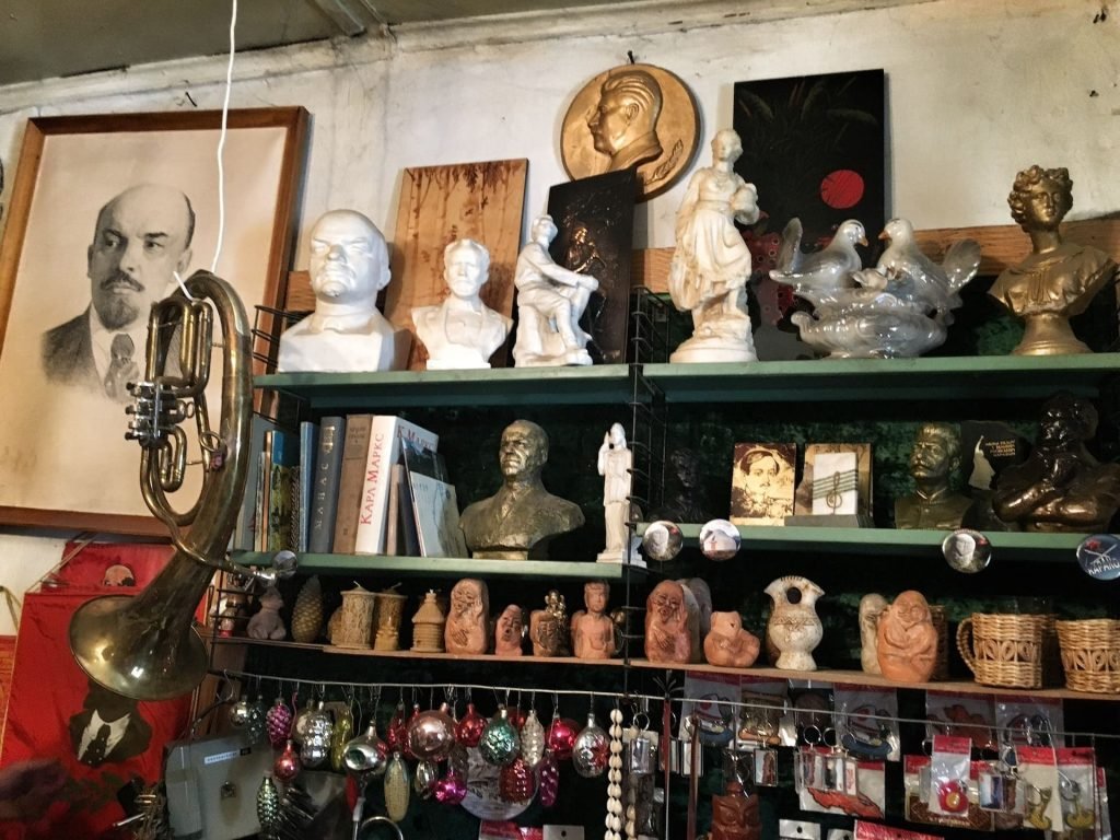 Soviet antique shop in Karakol Kyrgyzstan © larissa olenicoff