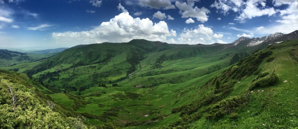 Sweeping views near Emil Peak in Jyrgalan Kyrgyzstan © The Blonde Gypsy