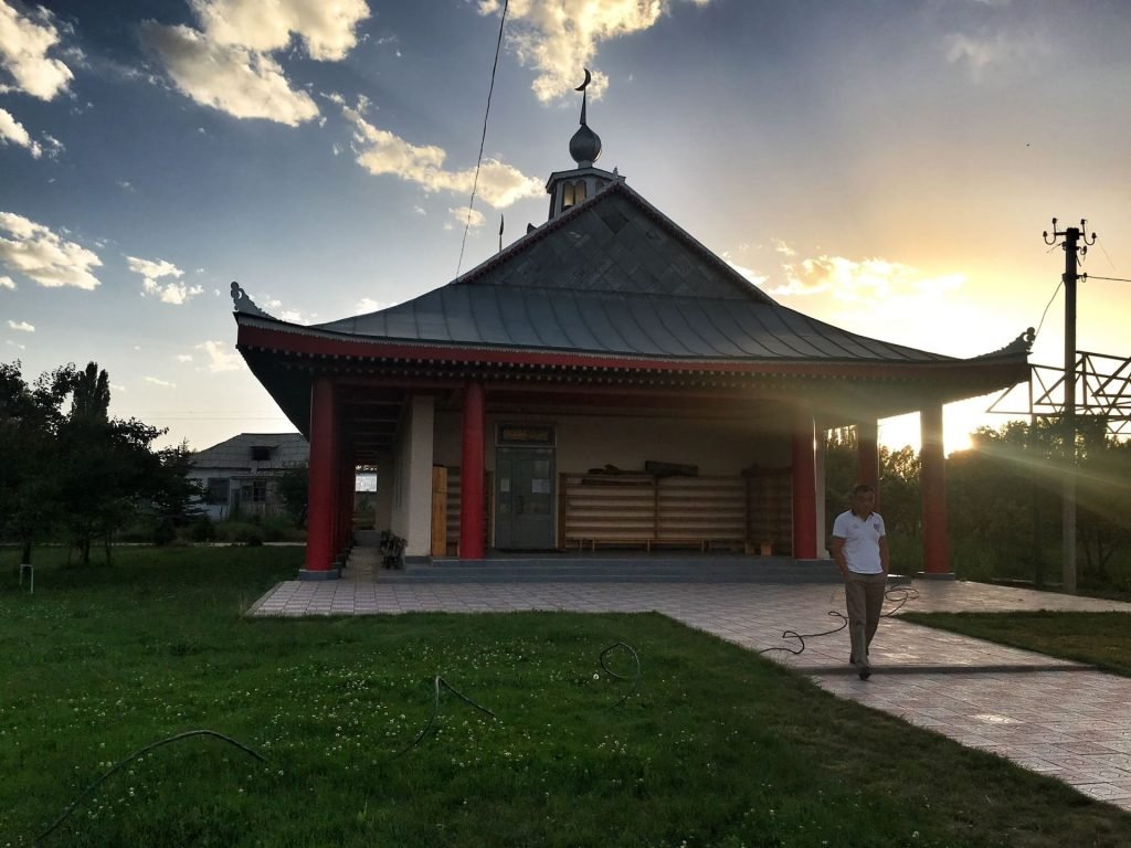 Temple mosque in Yrdyk Kyrgyzstan © larissa olenicoff