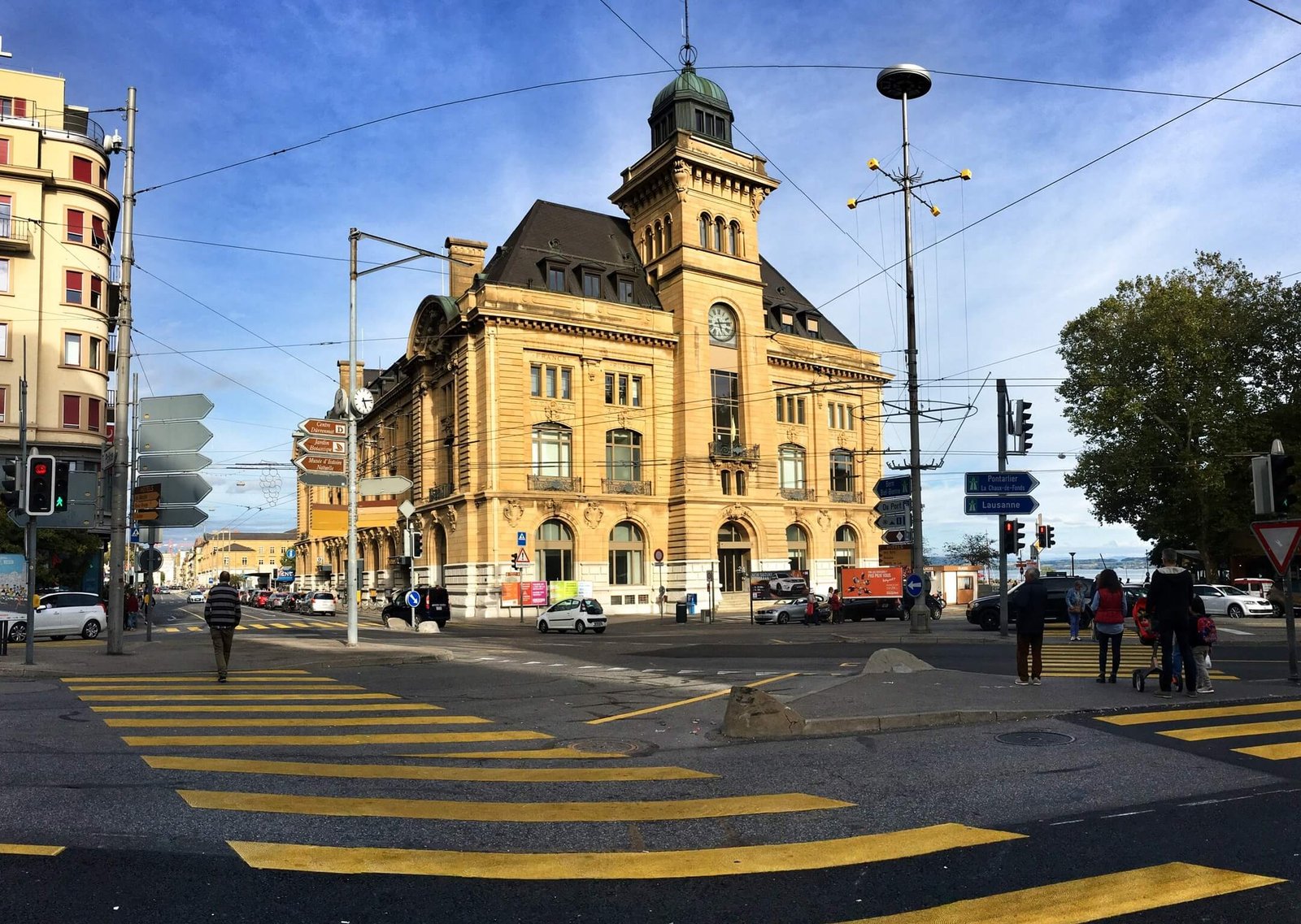 Adventures in Absinthe & Architecture Around Neuchâtel, Switzerland 3 Hôtel des Postes in Neuchatel Switzerland © The Blonde Gypsy