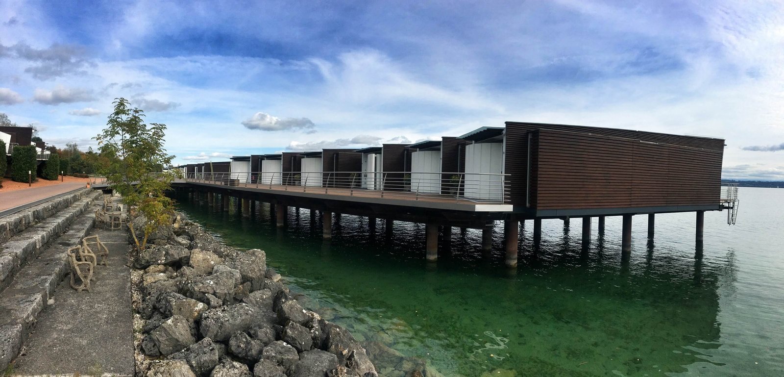 Adventures in Absinthe & Architecture Around Neuchâtel, Switzerland 12 Lake Pavillions at Hotel Palafitte in Neuchatel Switzerland © The Blonde Gypsy