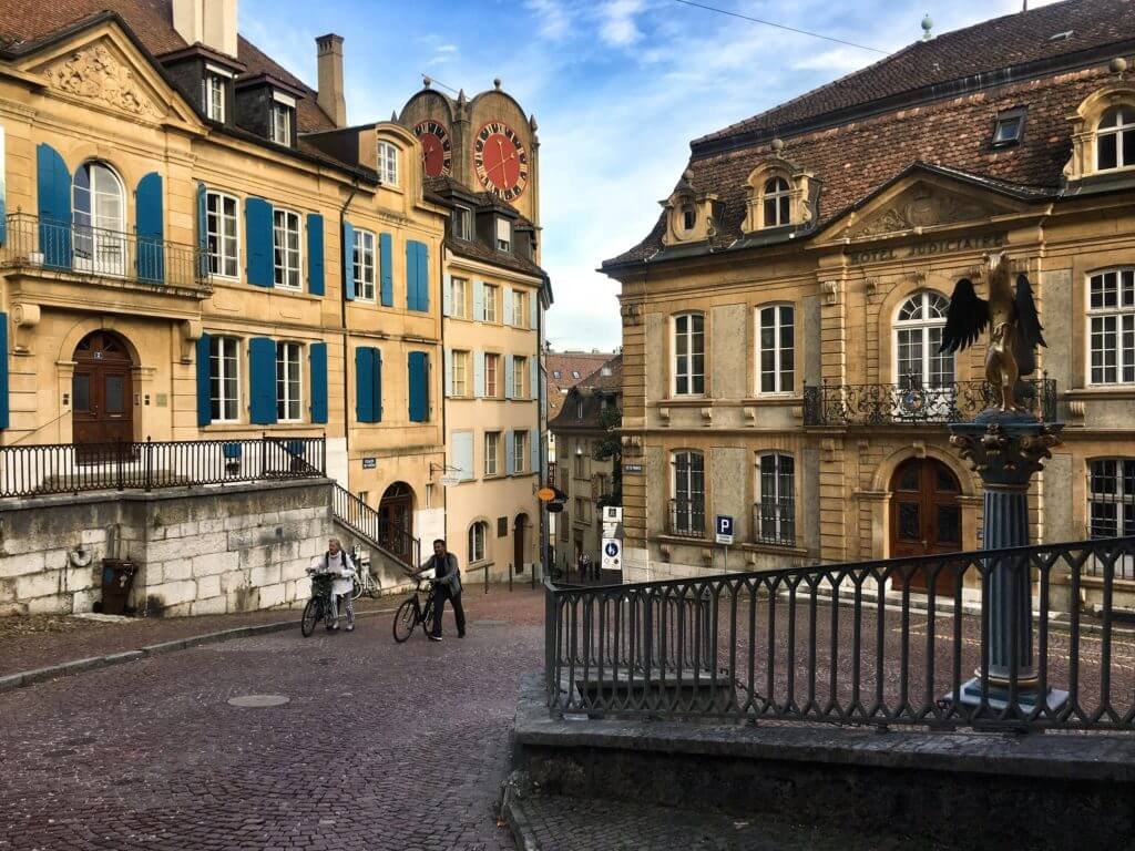 Adventures in Absinthe & Architecture Around Neuchâtel, Switzerland 6 Upper Old Town in Neuchatel Switzerland © The Blonde Gypsy