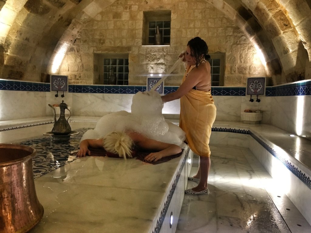 36 Hour Dream Trip to Cappadocia, Turkey 17 Hamam Massage at Kayakapi Premium Boutique Cave Hotel in Urgurp Cappadocia Turkey © The Blonde Gypsy.jpg.jpg