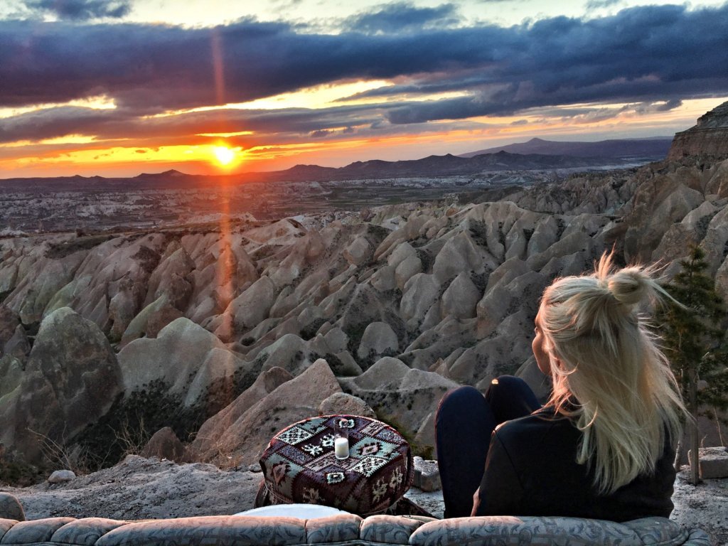 36 Hour Dream Trip to Cappadocia, Turkey 43 First sunset of my trip to Cappadocia