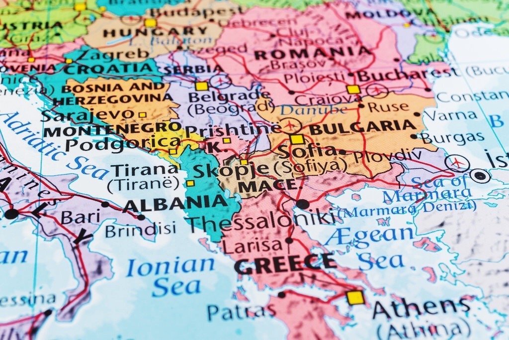 The Balkans Map