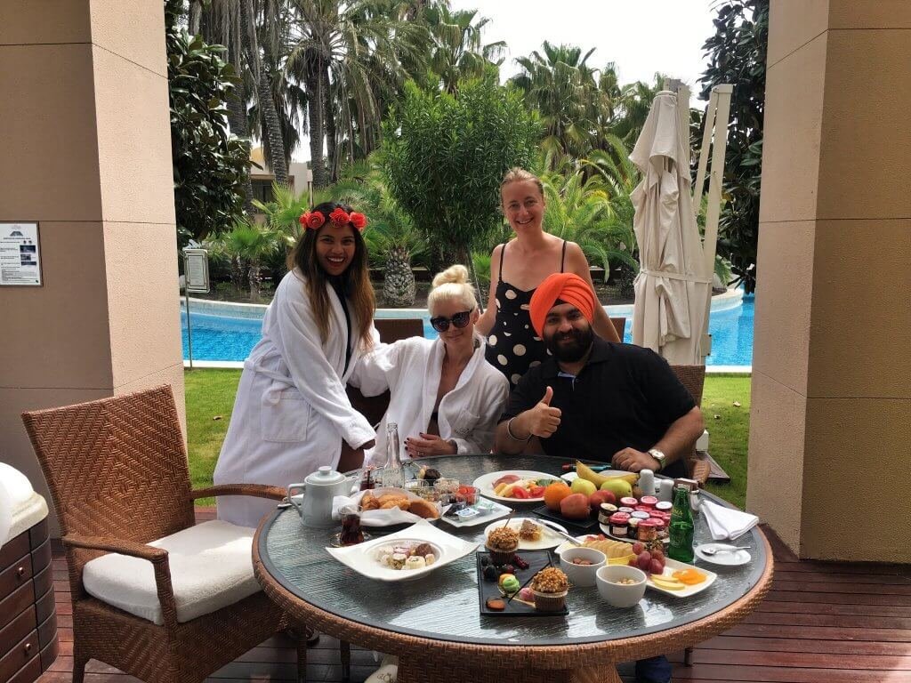 Blogger bunch at Gloria Serenity Resort Belek Antalya Turkey © The Blonde Gypsy