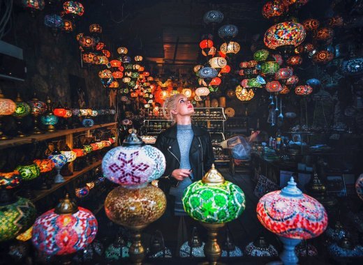 Scenes from Spring in Istanbul & Antalya, Turkey 23 I love lamp Antalya Turkey © Sean Byrne Photography
