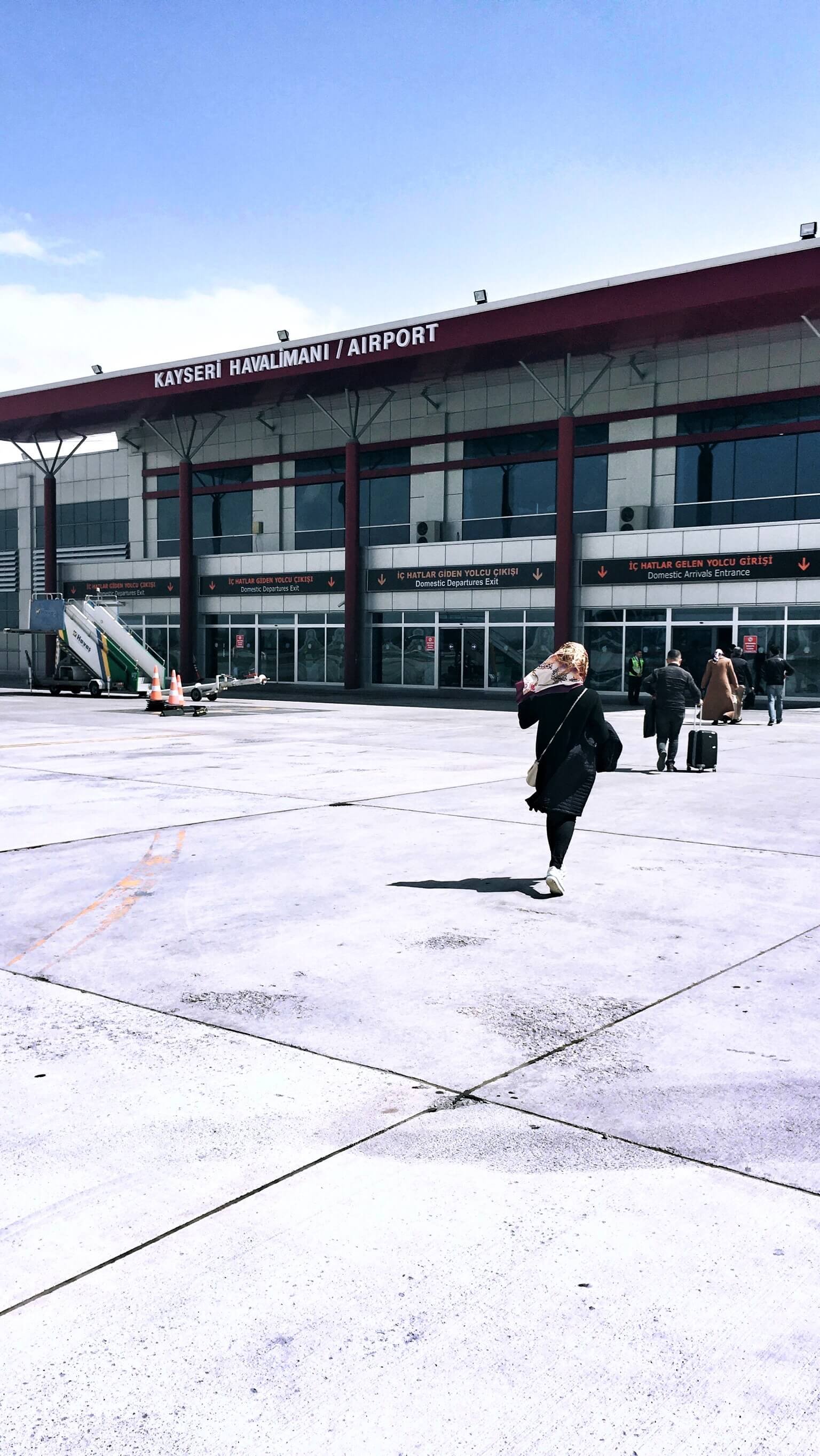 36 Hour Dream Trip to Cappadocia, Turkey 3 Kayseri Airport on the way to Cappadocia Turkey © The Blonde Gypsy