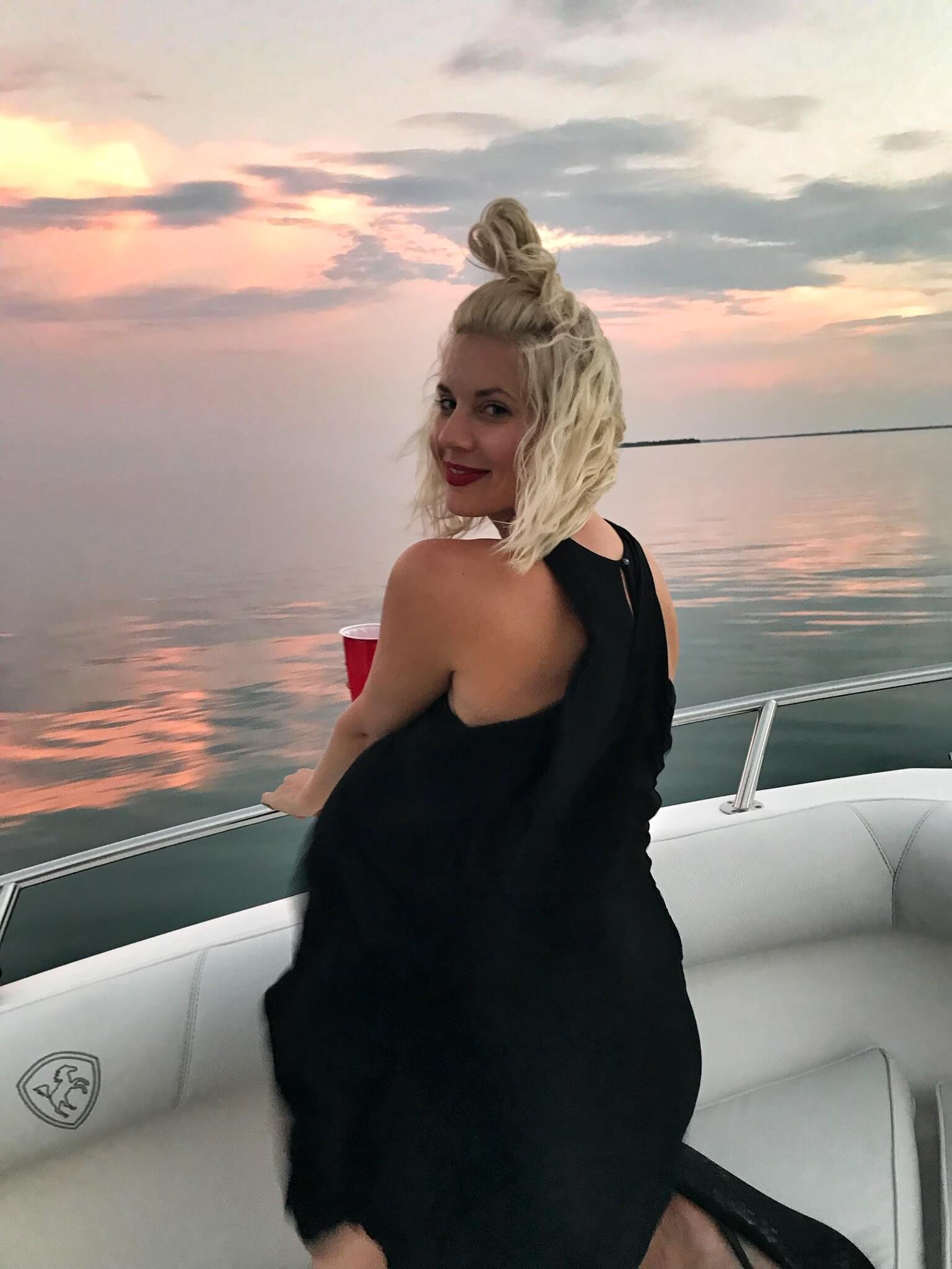 Carribean Hair Magic at sunset near Placentia Belize © The Blonde Gypsy