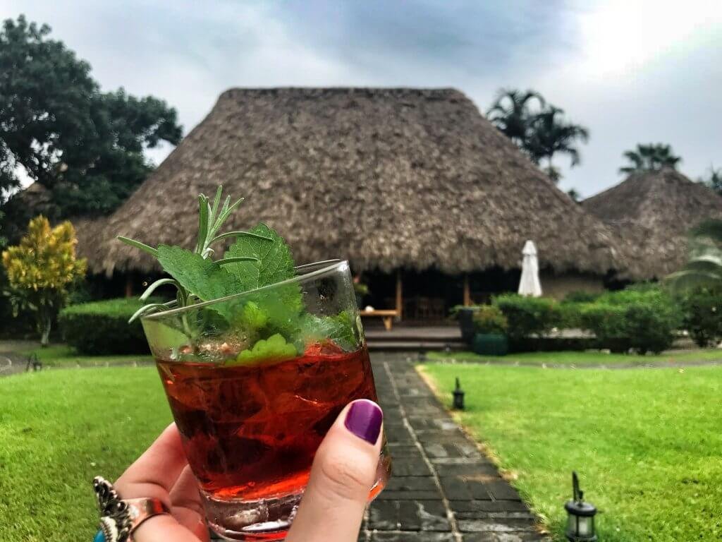 Negroni oclock at Tutrle Inn Placentia Belize © The Blonde Gypsy
